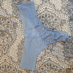 NWOT Auden blue lace thong